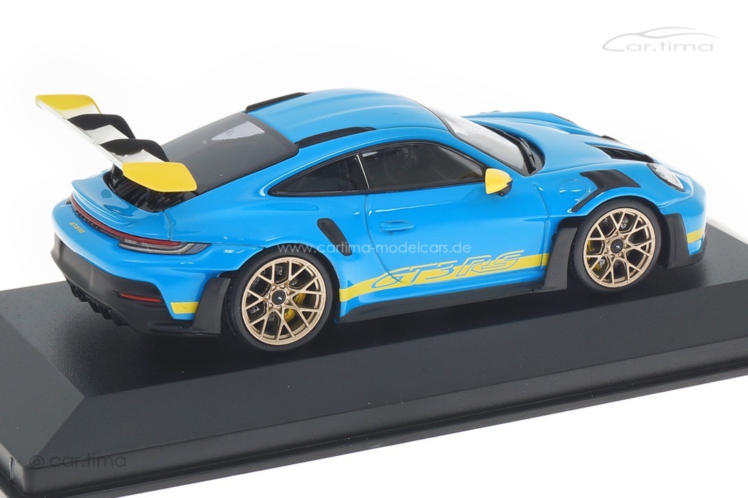 Porsche 911 (992) GT3 RS Rivierablau Tribute Daytona 2003 Minichamps 1:43 WAP0205110SGT3