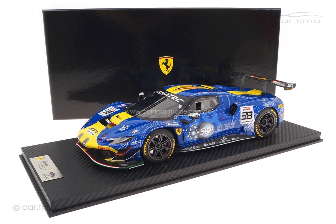 Ferrari 296 GT3 24h Spa 2023 Miller/Tan/Weiss/ Tutumlu Lopez BBR 1:18 CS18005