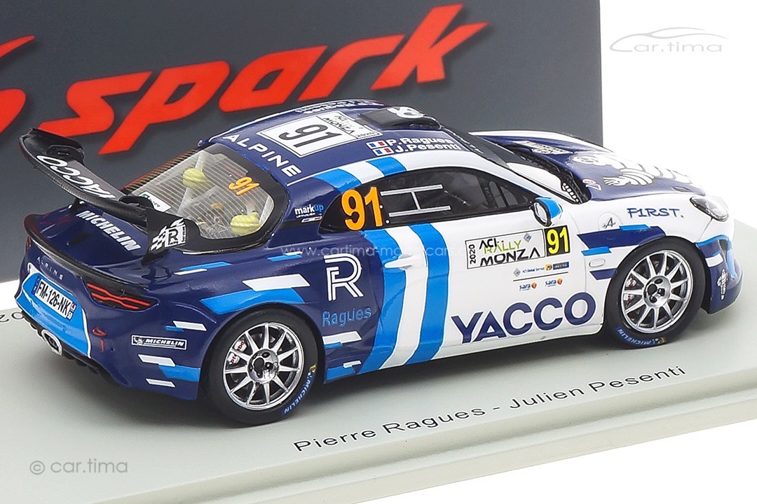 Alpine A110 Rally RGT Winner RGT Rally Monza 2020 Ragues/Pesenti Spark 1:43 S6573