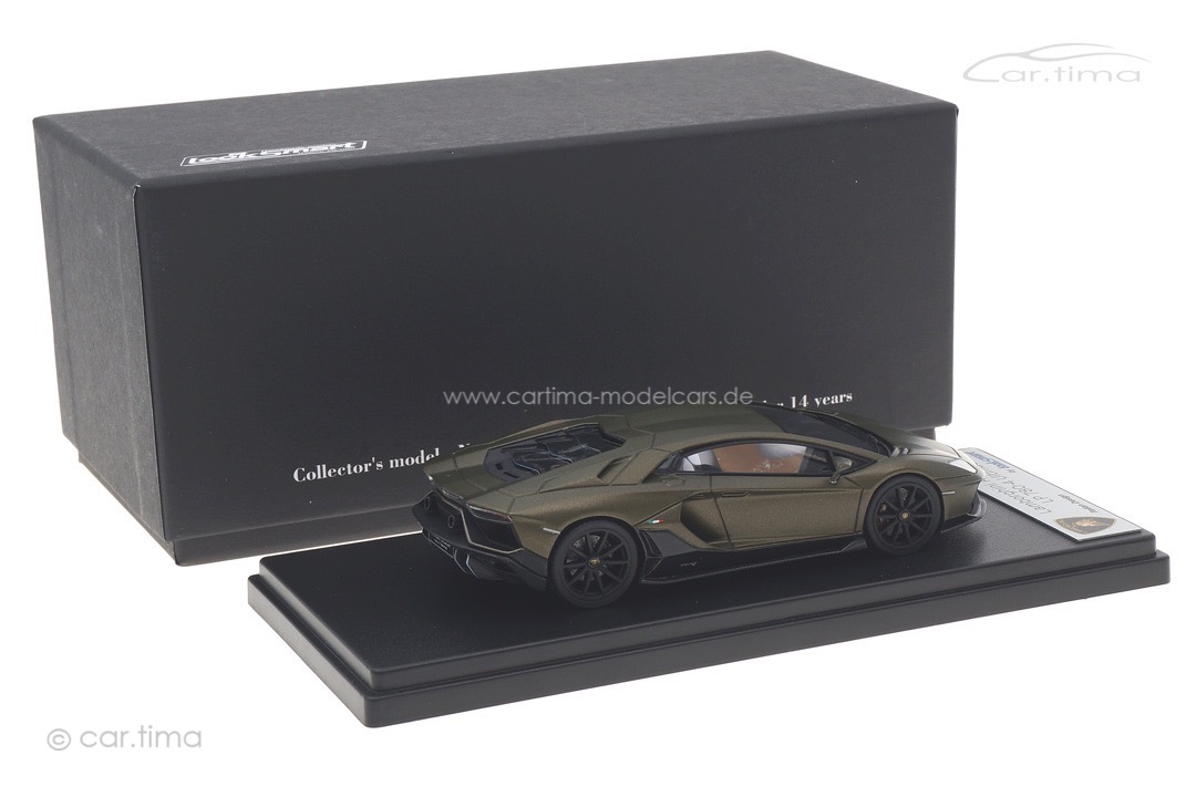 Lamborghini Aventador Ultimae Verde gea matt Looksmart 1:43 LS525E