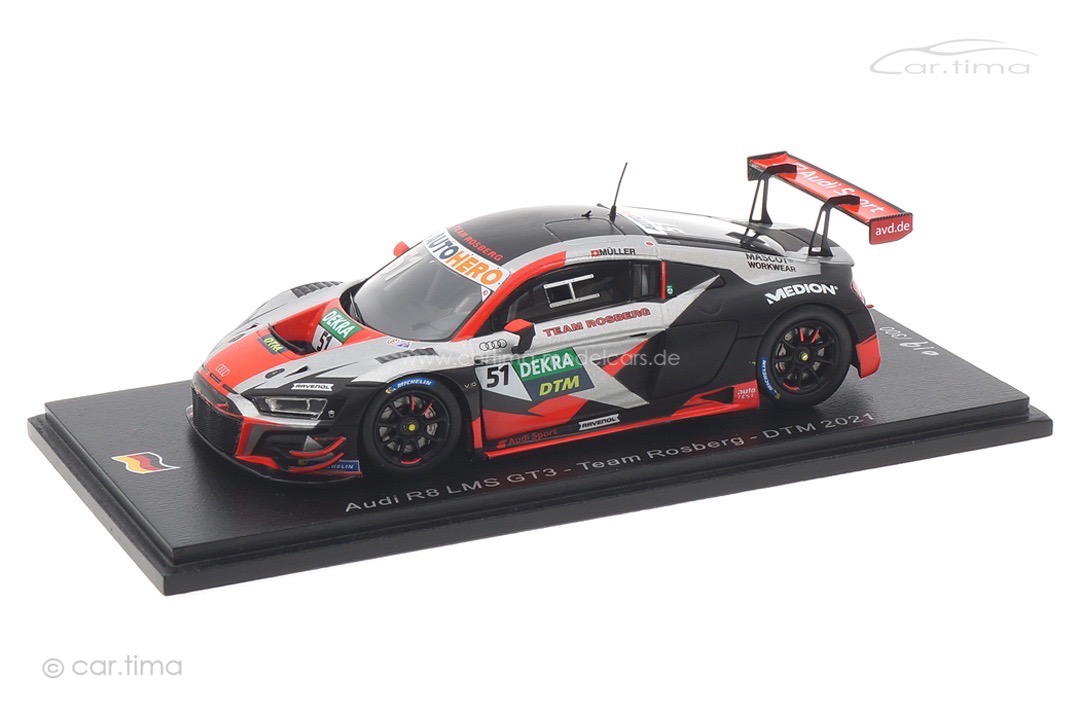 Audi R8 LMS GT3 DTM 2021 Nico Müller Spark 1:43 SG815