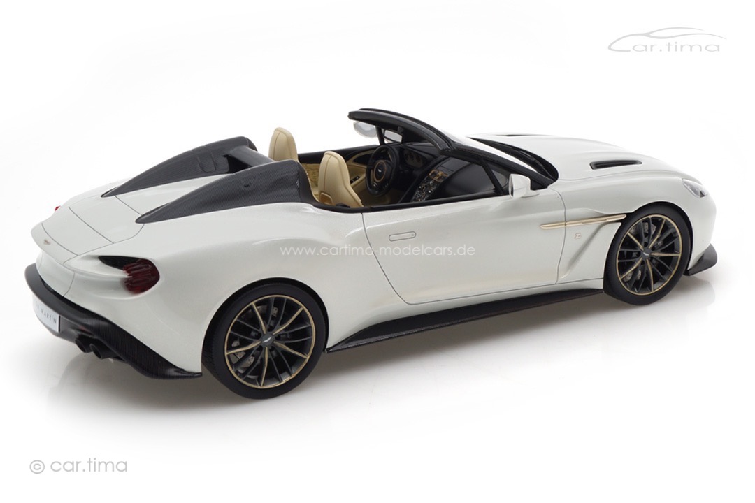 Aston Martin Vanquish Zagato Speedster Escaping White TopSpeed 1:18 TS0229