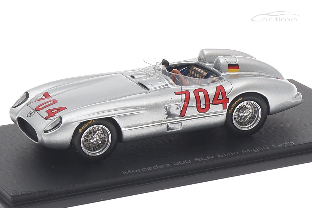 Mercedes-Benz 300 SLR Mille Miglia 1955 Herrmann/Eger Spark 1:43 S5892