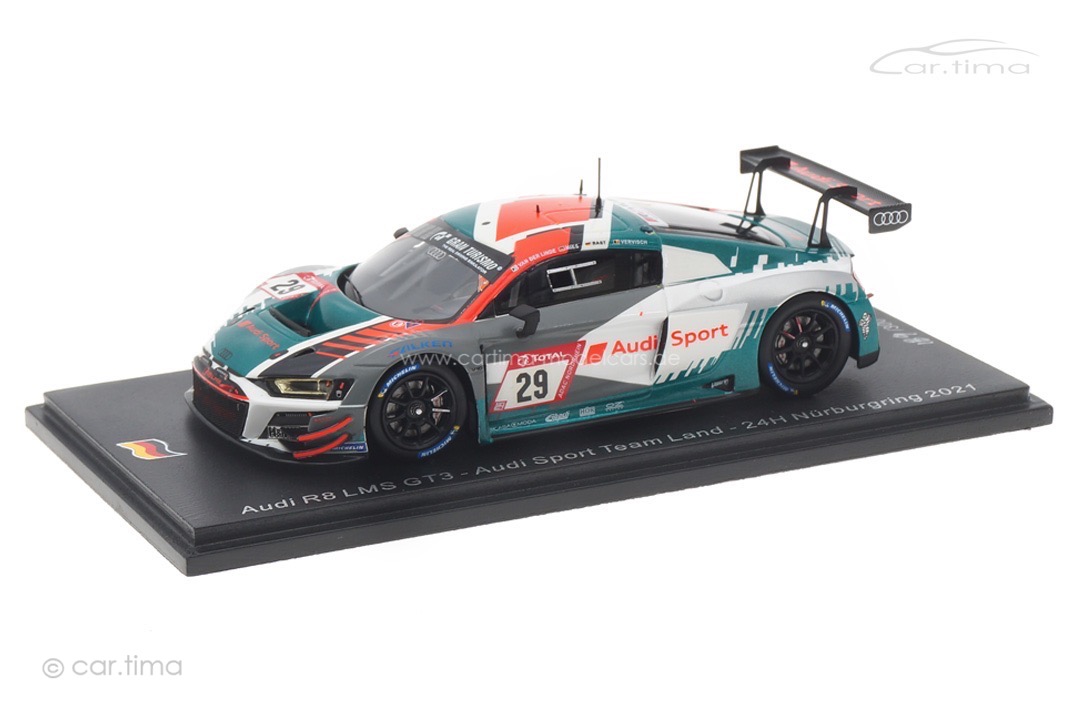 Audi R8 LMS GT3 24h Nürburgring 2021 Mies/Rast/van der Linde Spark 1:43 SG784