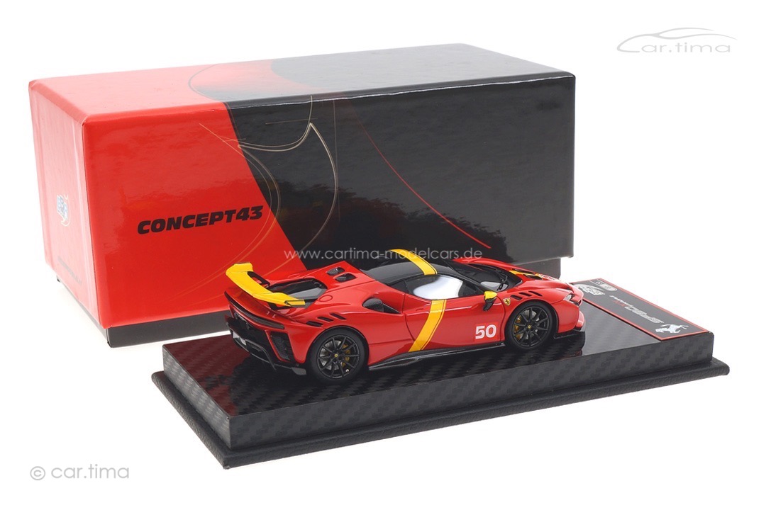 Ferrari SF90 XX Stradale Le Mans 499P Livery #50 BBR 1:43 BBRC285LM50