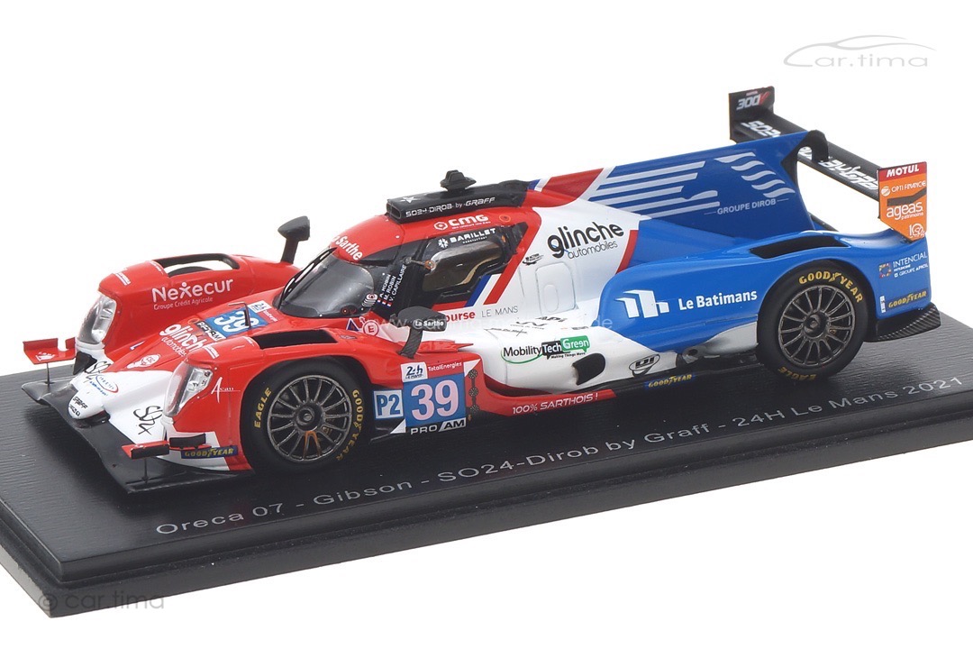 Oreca 07-Gibson 24h Le Mans 2021 Capillaire/Robin/Robin Spark 1:43 S8250