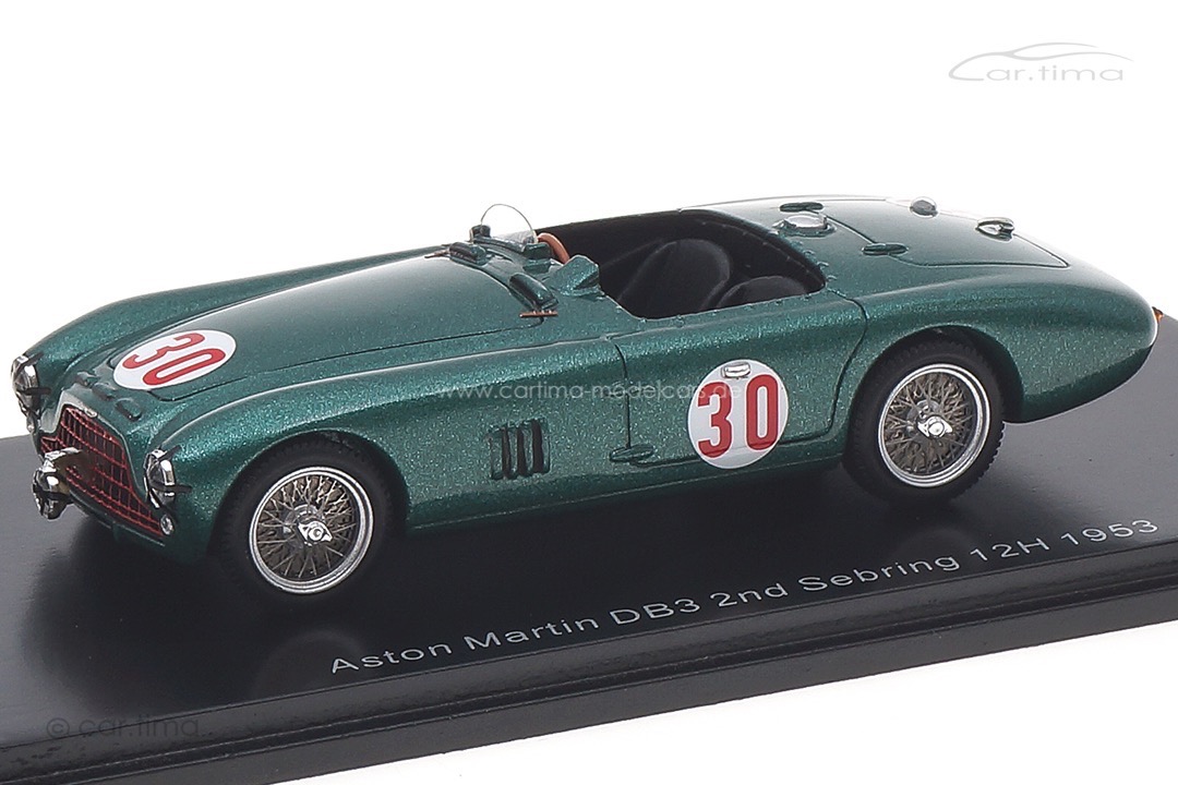 Aston Martin DB3 12h Sebring 1953 Parnell/Abecassis Spark 1:43 S2448