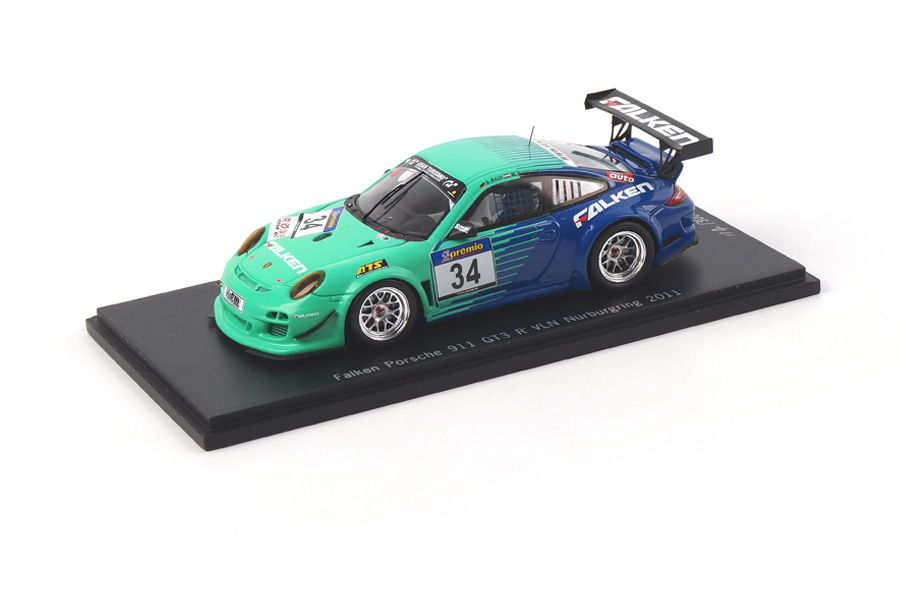 Porsche 911 (997 II) GT3 Cup VLN Nürburgring 2011 Ragginger/Asch Spark 1:43