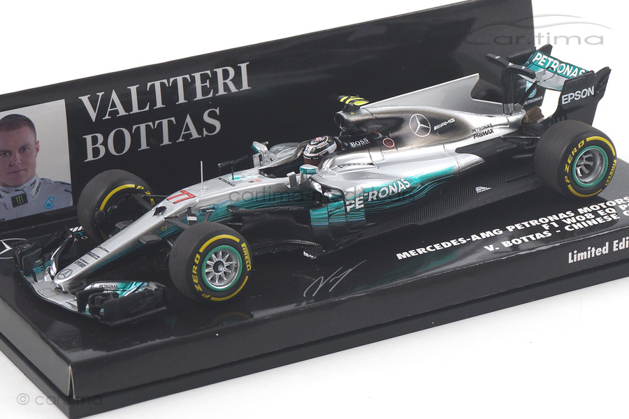 Mercedes F1 W08 China GP 2017 Valtteri Bottas Minichamps 1:43 417170277