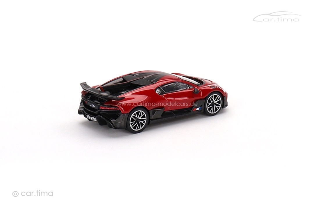 Bugatti Divo rot met. MINI GT 1:64 MGT00503-L