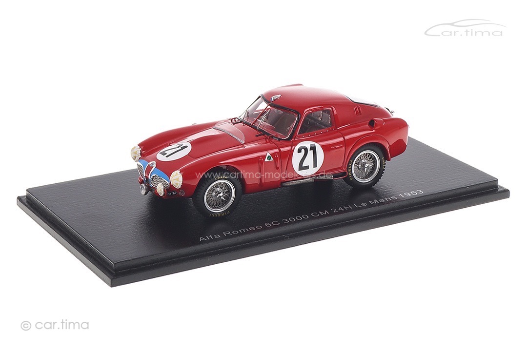 Alfa Romeo 6C 3000 CM 24h Le Mans 1953 Sanesi/Carini Spark 1:43 S4702