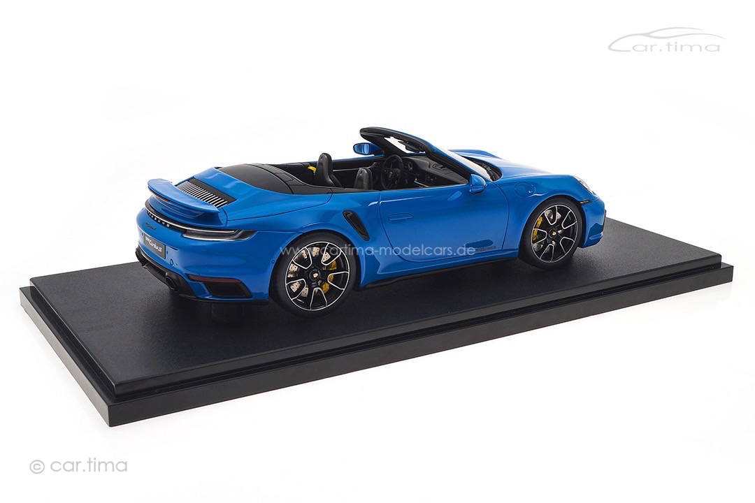 Porsche 911 (992) Turbo S Cabriolet Sharkblue GT Spirit 1:18 GT441