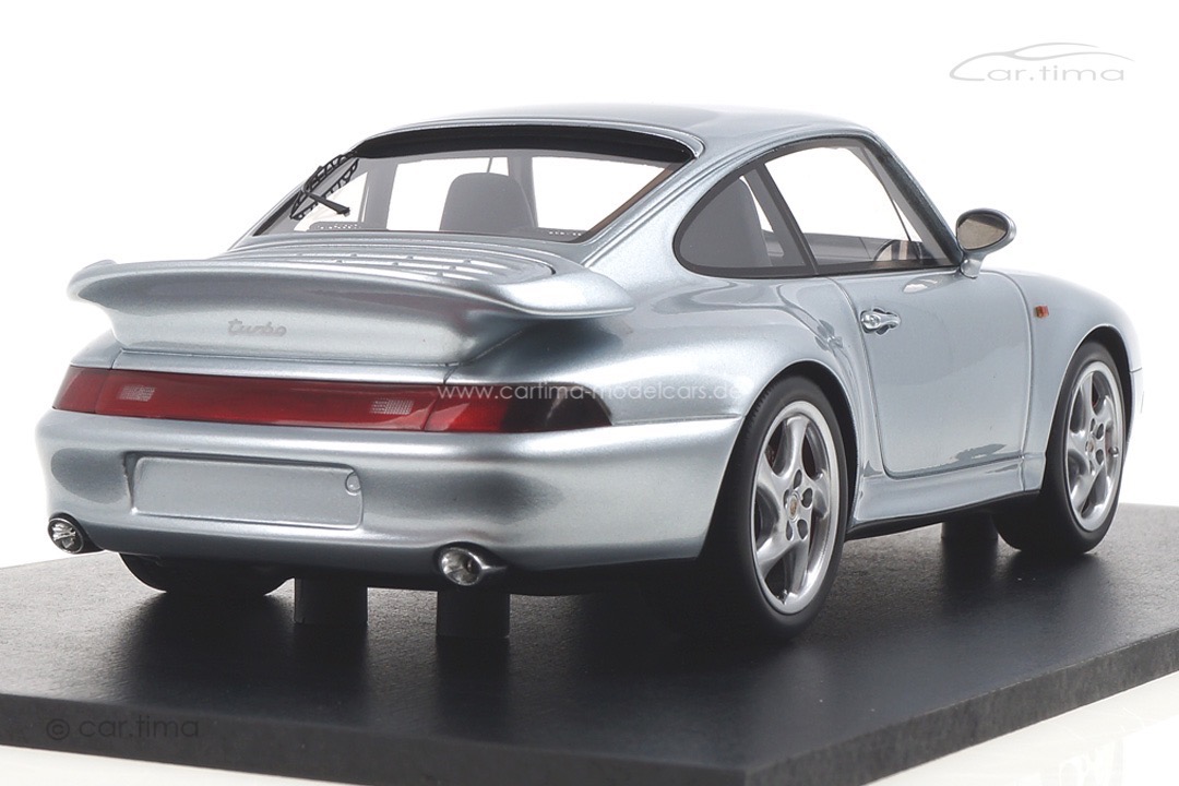 Porsche 911 (993) Turbo silber Spark 1:18 18S468