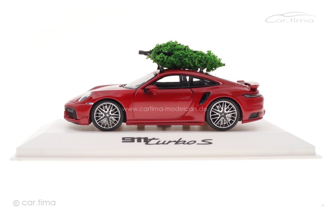 Porsche 911 (992) Turbo S Karminrot X-Mas 1:43 WAP0201630SXMAS