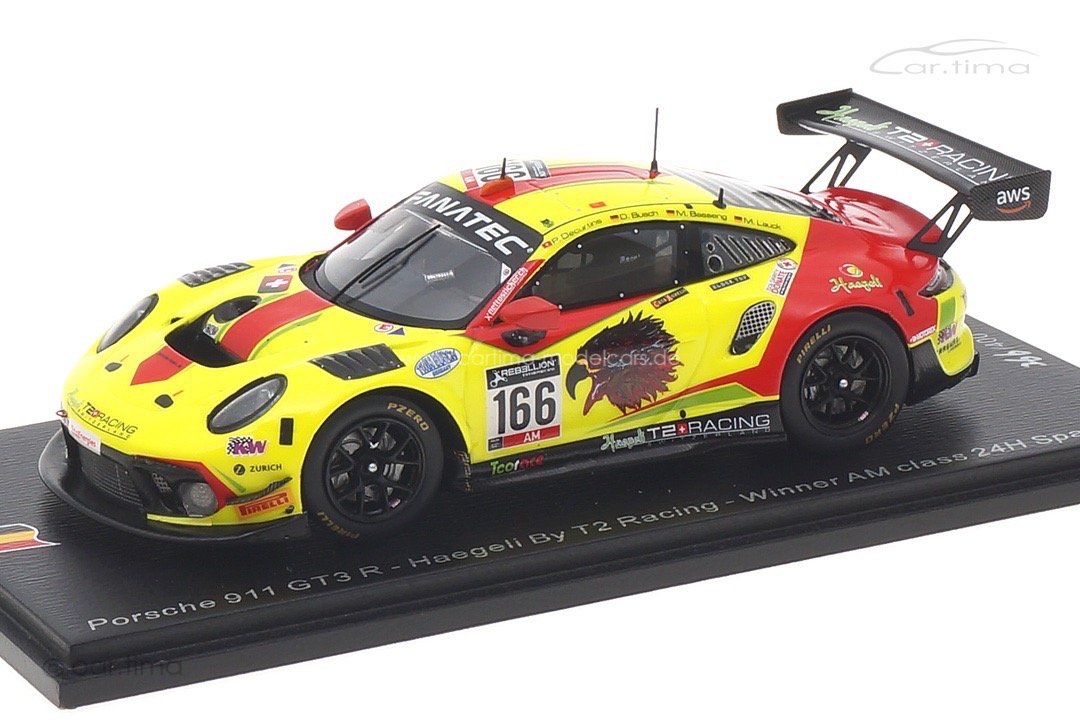 Porsche 911 GT3 R 24h Spa 2021 Decurtins/Busch/Lauck/Basseng Spark 1:43 SB456