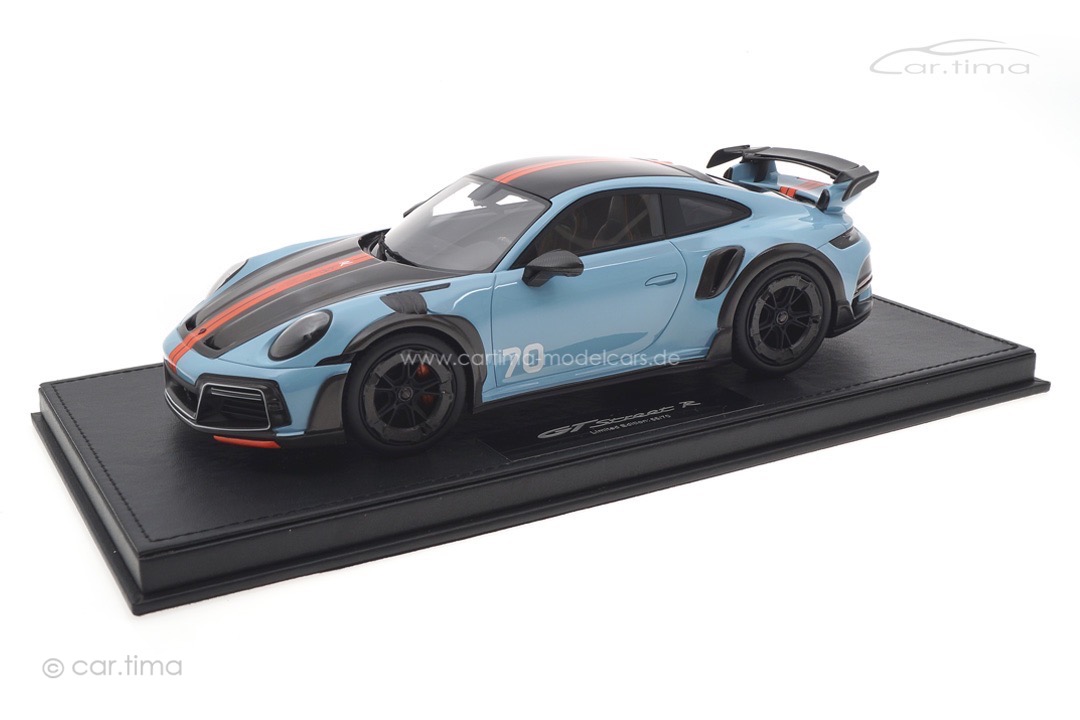 TECHART GTstreet R (Basis 992) Gulfblau/Gulforange 1 of 70 TECHART Collection 1:18 092.992.118.004