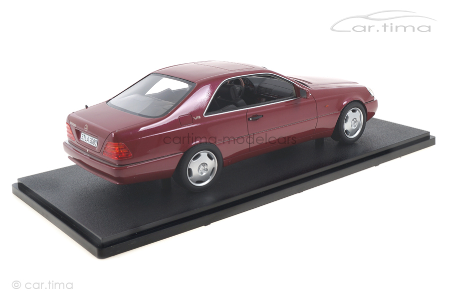 Mercedes-Benz 600 SEC C140 rot met. Cult Models 1:18 CML079-3