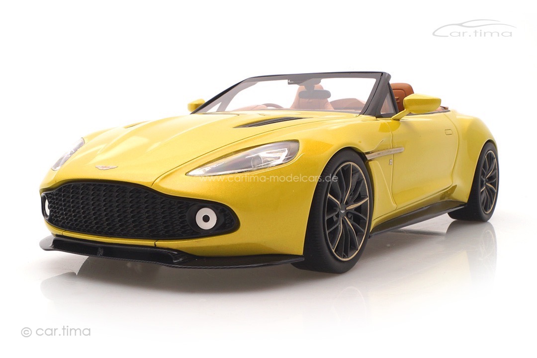 Aston Martin Vanquish Zagato Volante Cosmopolitan Yellow TopSpeed 1:18 TS0215