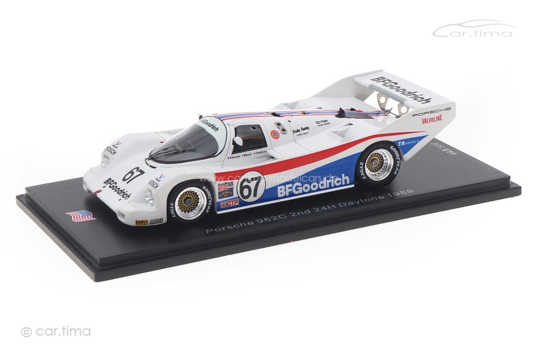 Porsche 962C 24h Daytona 1988 Wollek/Baldi/Redman Spark 1:43 US176