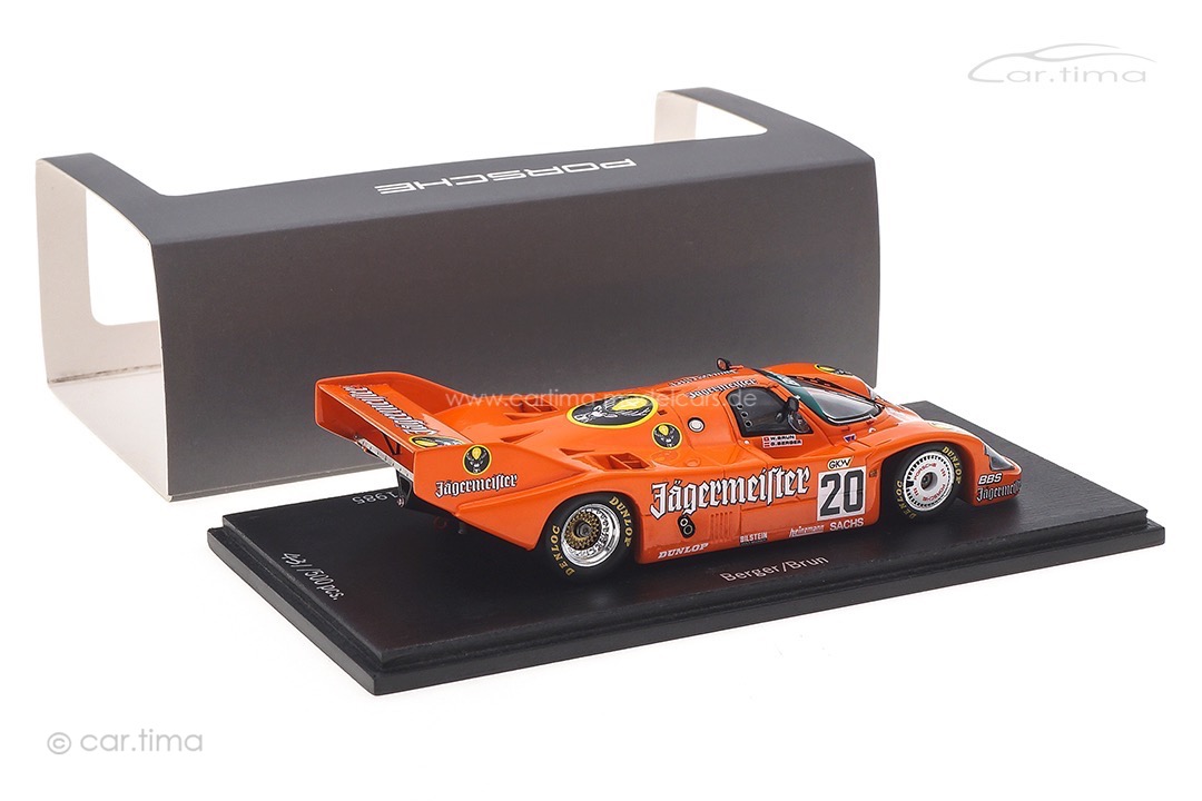 Porsche 956 Sportwagen WM 1000 km Hockenheim 1985 Berger/Brun Spark 1:43 CAP04311023