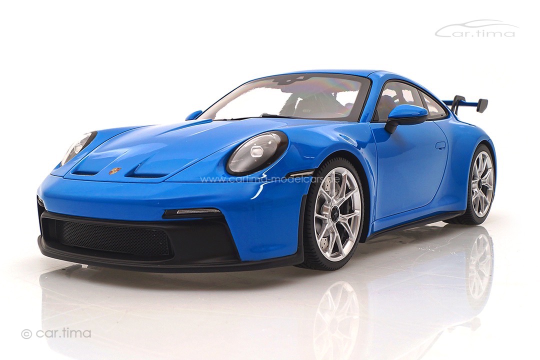 Porsche 911 (992) GT3 Sharkblue/Rad silber Minichamps 1:18 143069015