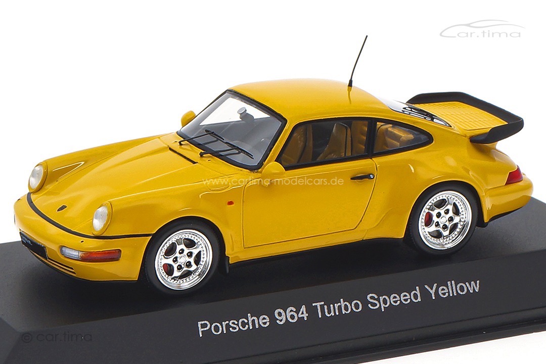 Porsche 911 (964) Turbo Speedgelb Porsche Museum Spark 1:43 MAP02050820