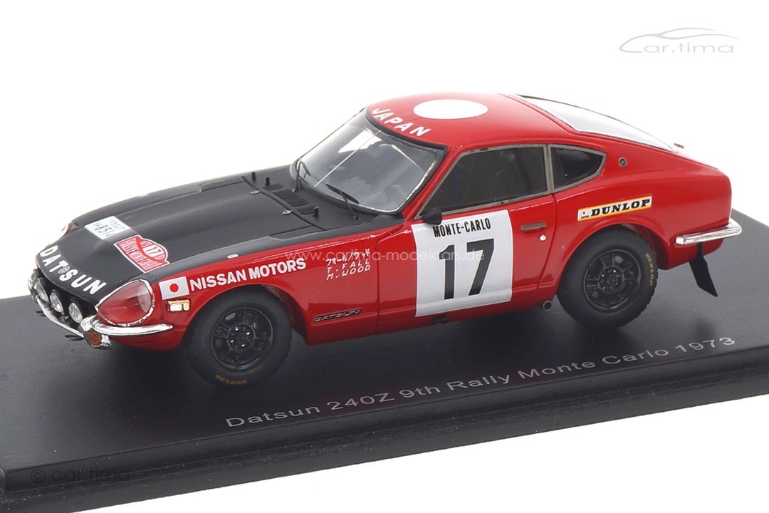 Datsun 240Z Rallye Monte Carlo 1973 Fall/Wood Spark 1:43 S6285