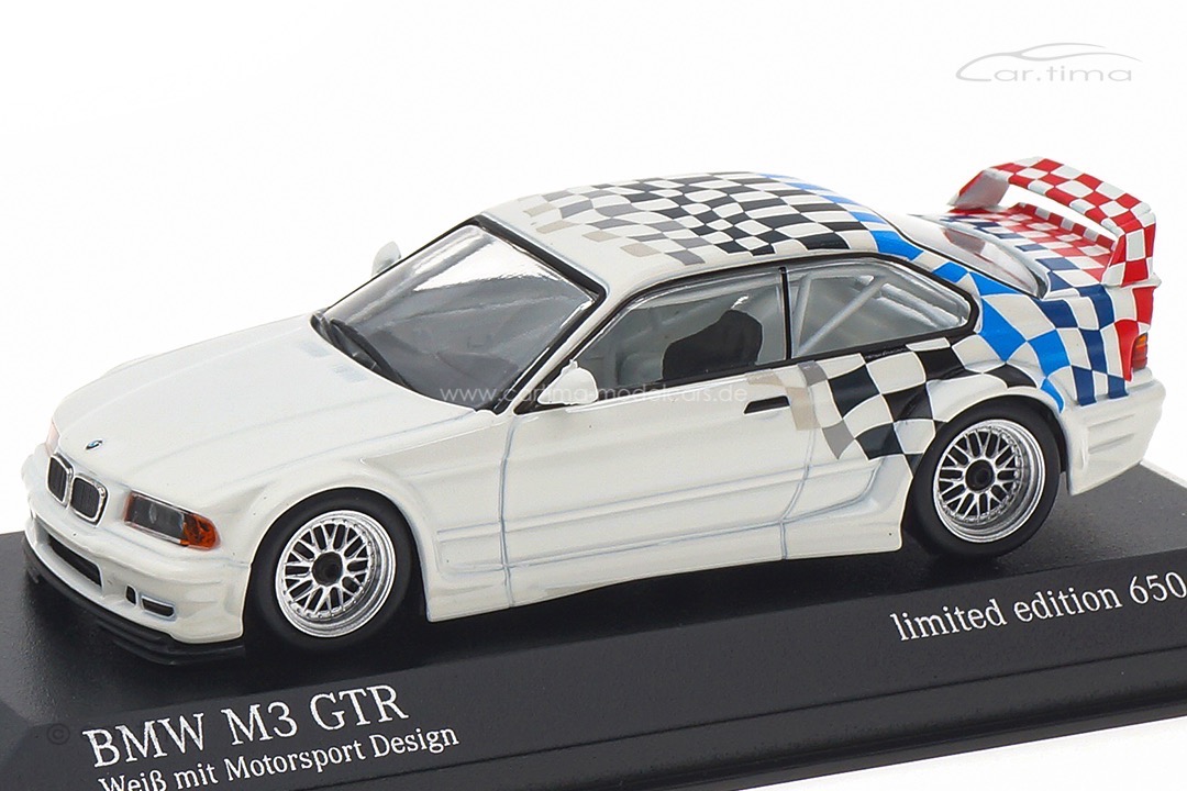 BMW M3 (E36) GTR weiß Minichamps 1:43 943023384