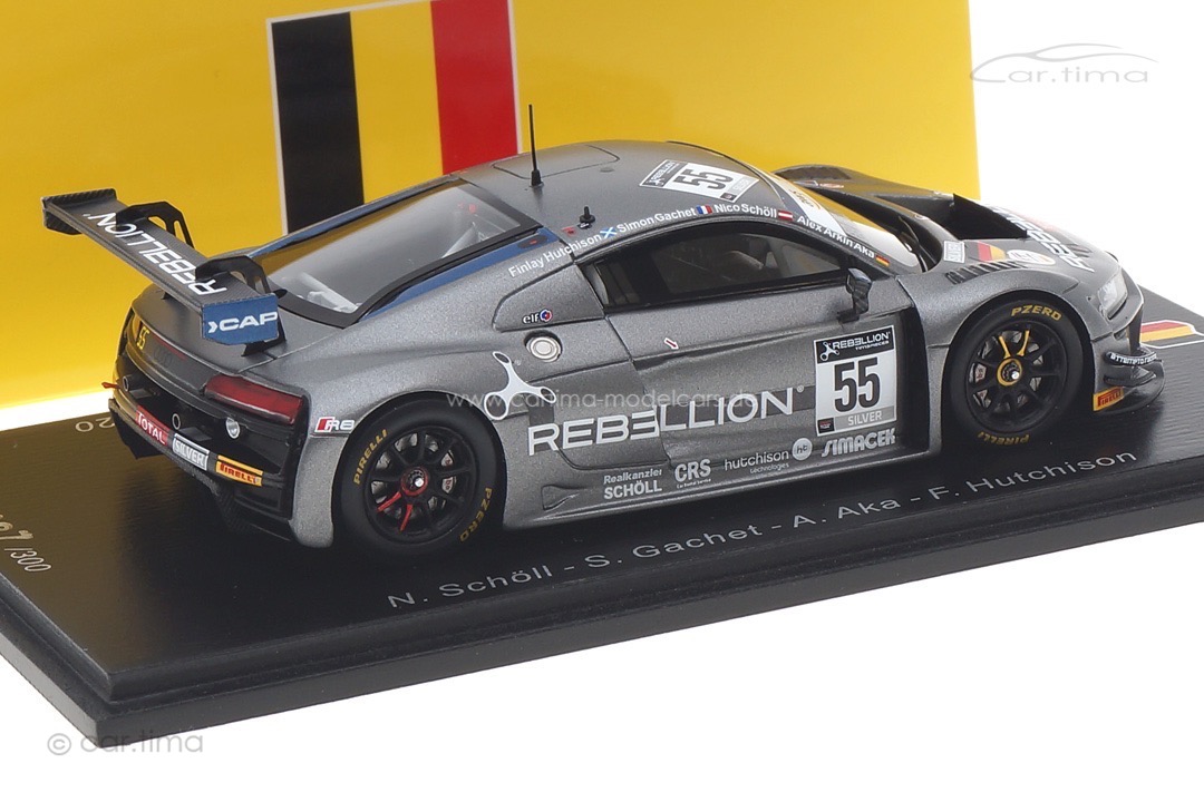 Audi R8 LMS GT3 24h Spa 2020 Aka/Gachet/Hutchison/Schöll Spark 1:43 SB414