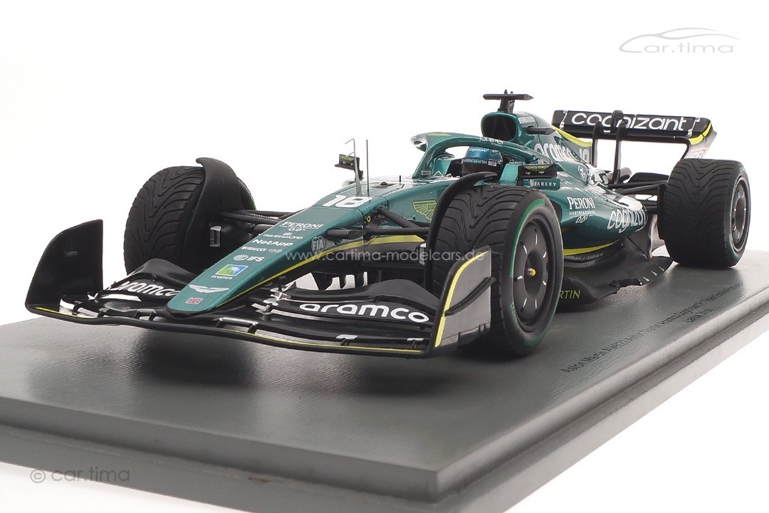 Aston Martin AMR22 GP Emilia Romagna 2022 Lance Stroll Spark 1:18 18S762