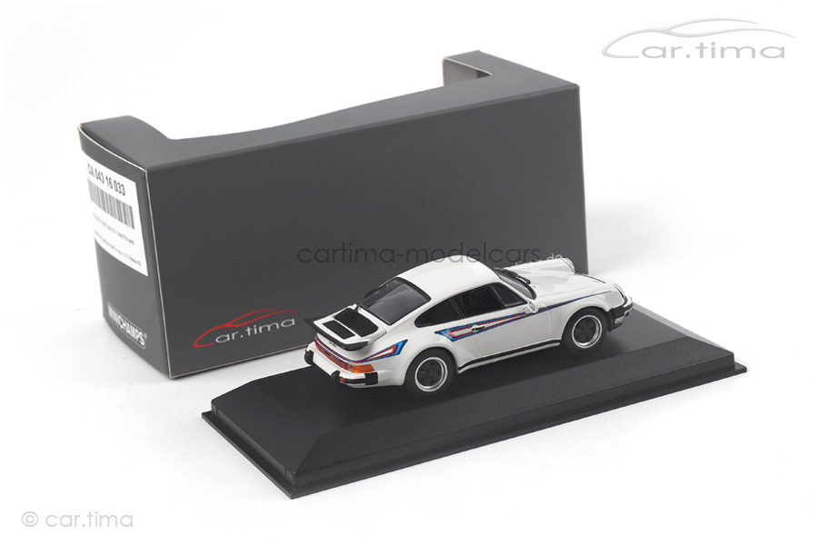 Porsche 911 (930) Turbo 3.0 Grandprix-weiß/Martini Minichamps 1:43 CA04316033