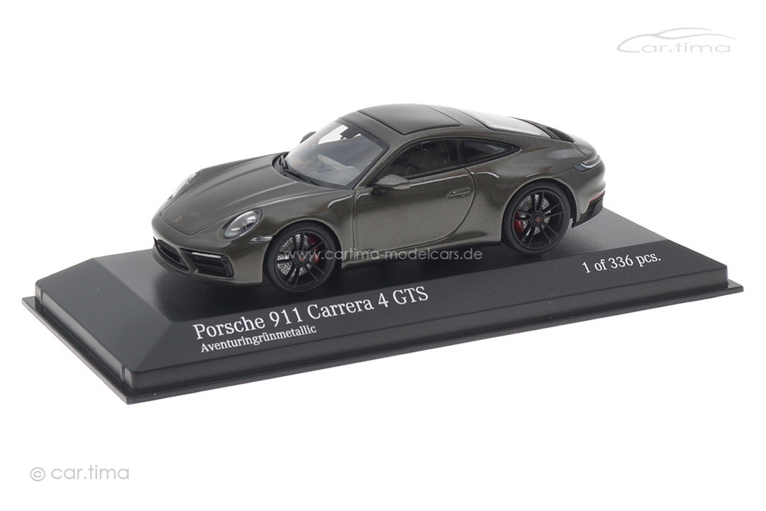 Porsche 911 (992) Carrera 4 GTS Aventuringrünmet. Minichamps 1:43 410063001