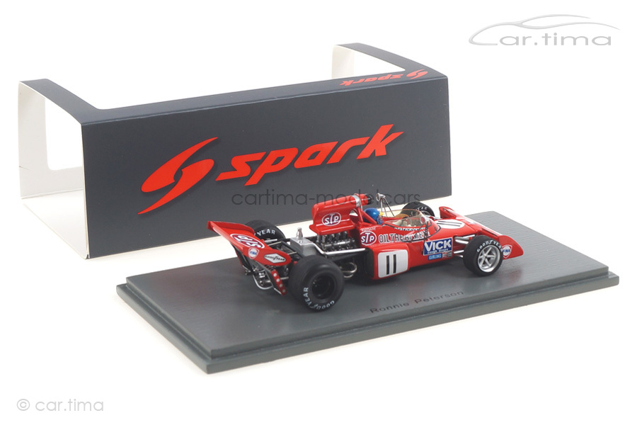 March 721X GP Belgien 1972 Ronnie Peterson Spark 1:43 S7164