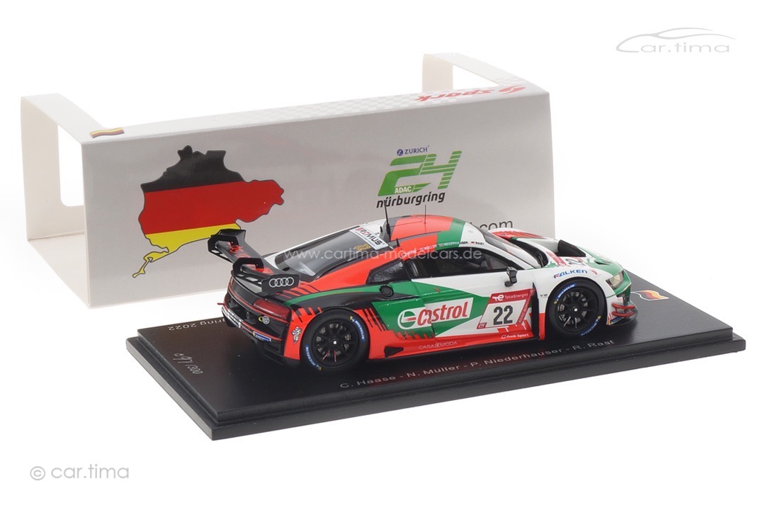 Audi R8 LMS GT3 24h Nürburgring 2022 Haase/Müller/Niederhauser/Rast Spark 1:43 SG842