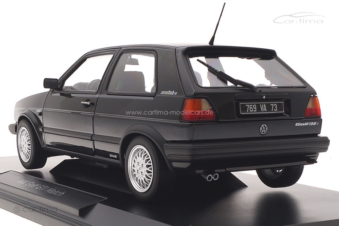 VW Volkswagen Golf II GTI Match 1989 schwarz met. Norev 1:18 188559