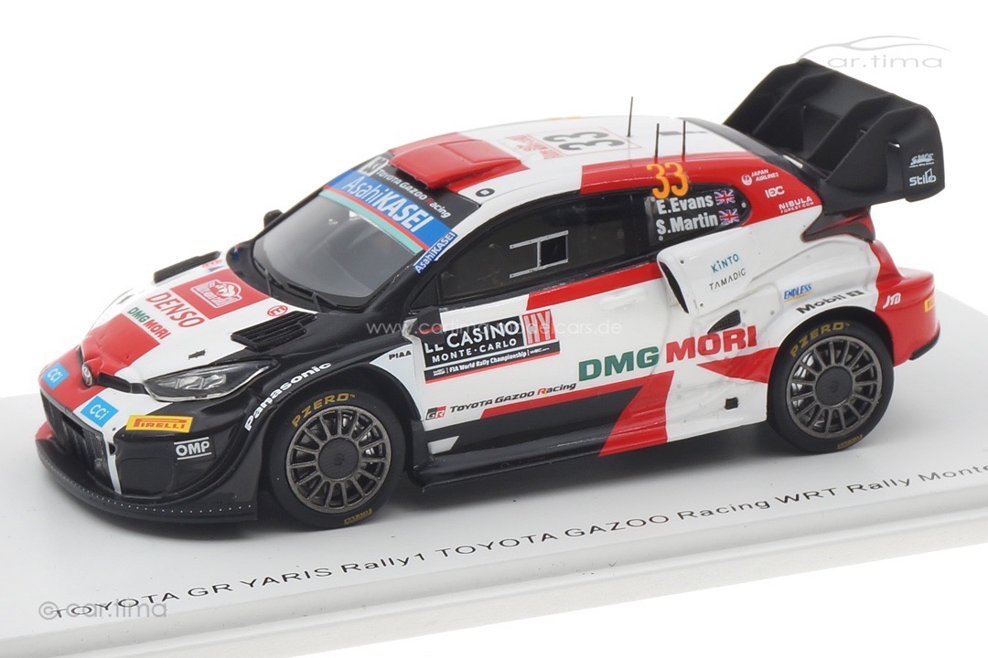 Toyota GR Yaris Rally1 Rallye Monte Carlo 2022 Evans/Martin Spark 1:43 S6691