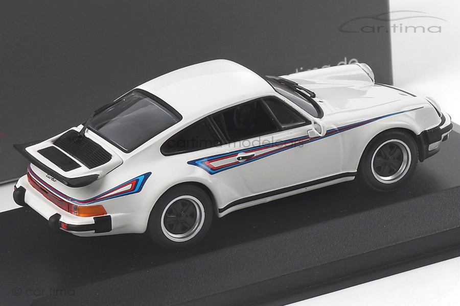 Porsche 911 (930) Turbo 3.0 Grandprix-weiß/Martini Minichamps 1:43 CA04316033