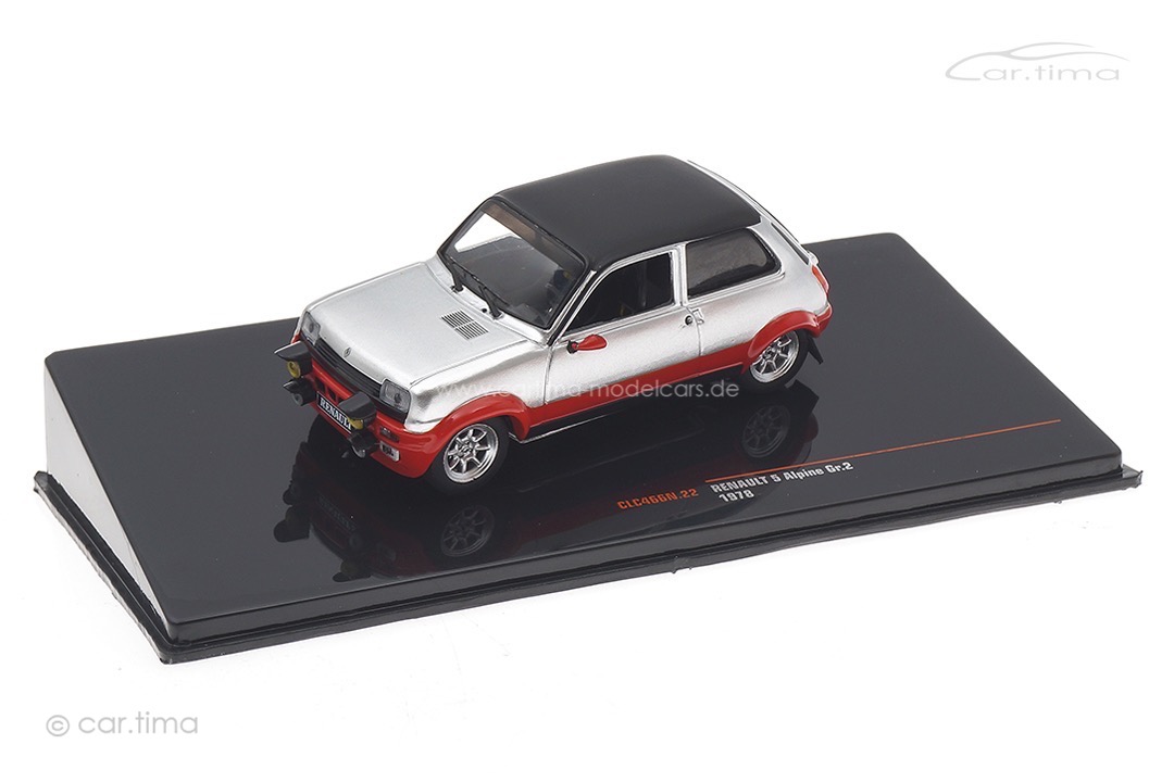 Renault 5 Alpine Gr.2 Custom 1978 silber/rot IXO 1:43 CLC466N.22