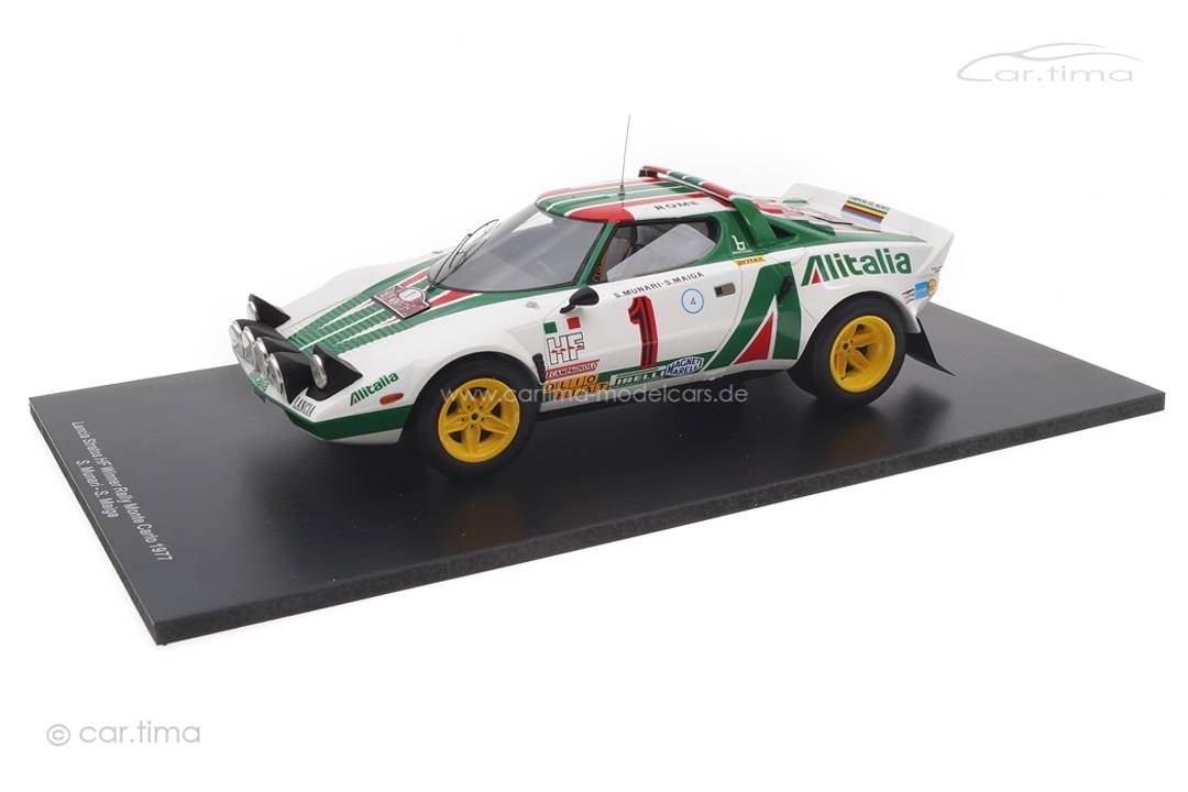 Lancia Stratos HF Winner Rallye Monte Carlo 1977 Munari/Maiga Spark 1:18 18S535