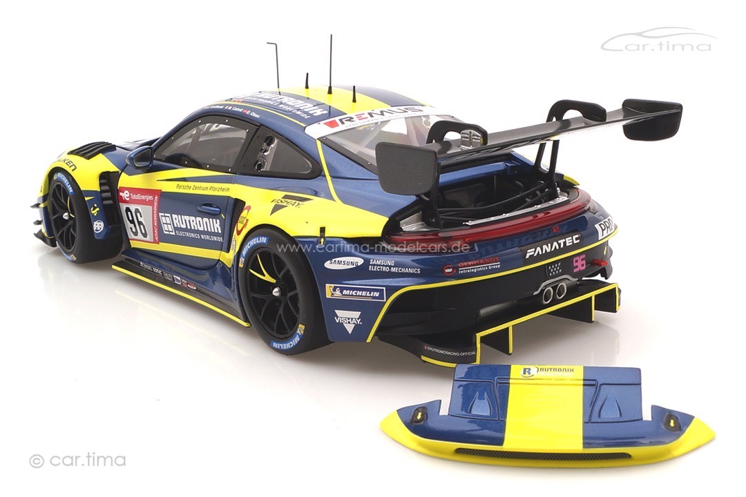 Porsche 911 (992) GT3 R 24h Nürburgring 2023 Andlauer/Cairoli/Olsen Minichamps 1:18 113236996