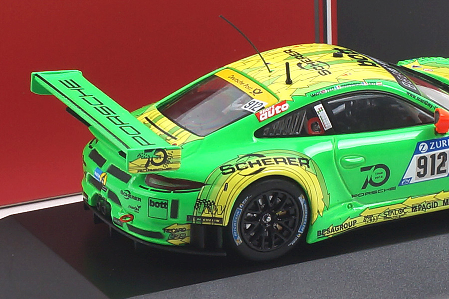 Porsche 911 (991) GT3 R 24h Nürburgring 2018 Lietz/Pilet/Makowiecki/Tandy IXO 1:43 CMR43012