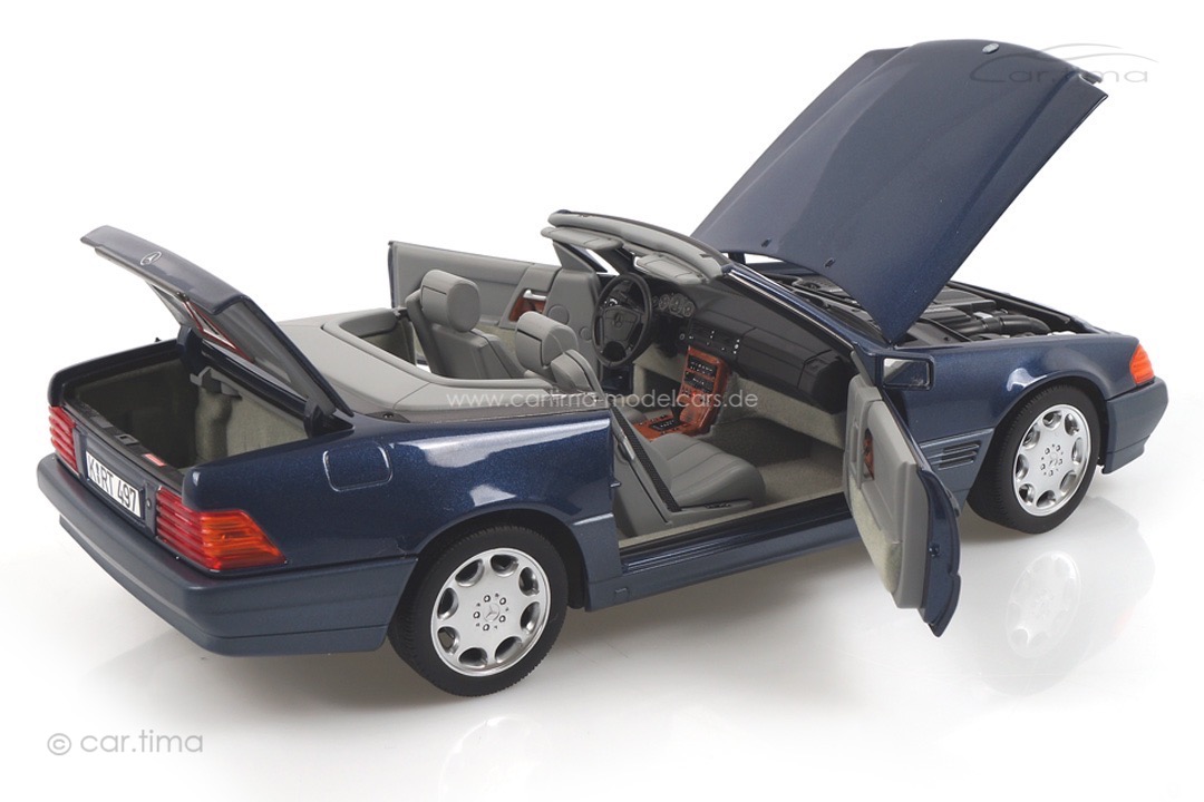 Mercedes-Benz 500 SL (R129) blau met. Norev 1:18 183717