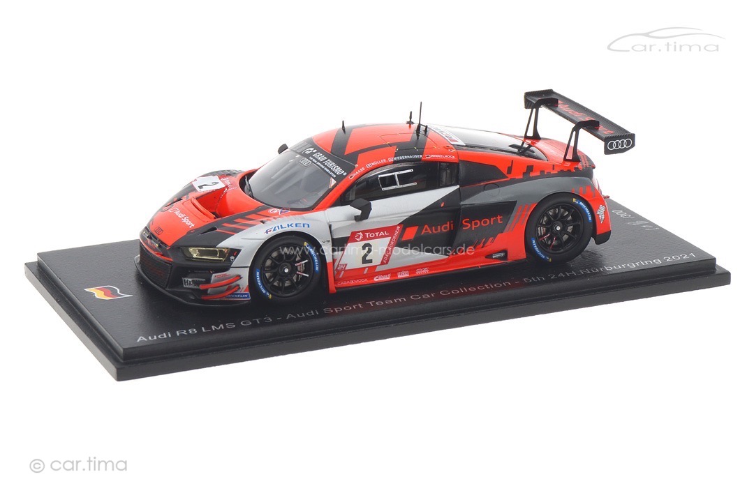 Audi R8 LMS GT3 24h Nürburgring 2021 Haase/Müller/Winkelhock Spark 1:43 SG754