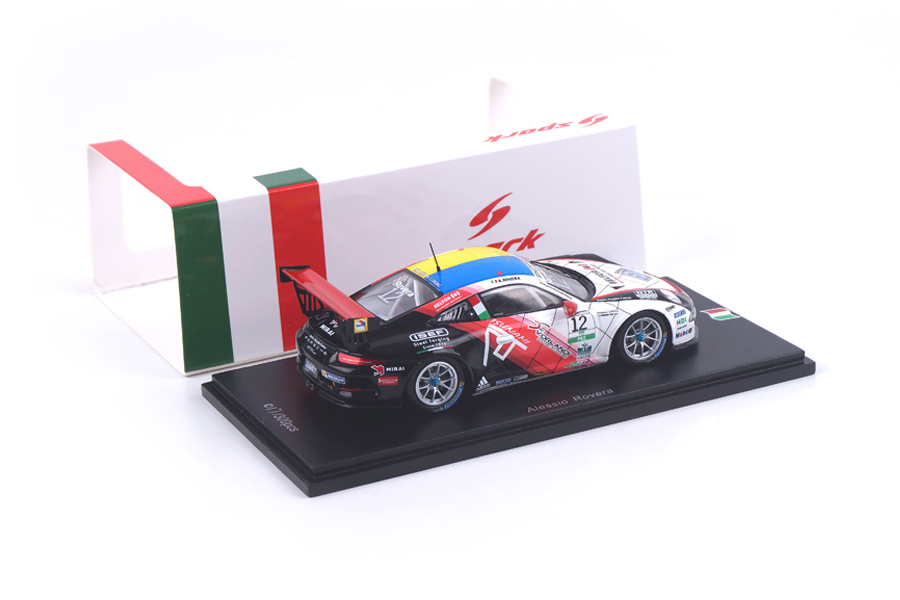 Porsche 911 GT3 Cup Champion Carrera Cup Italia 2017 Alessio Rovera Spark 1:43 SI006 