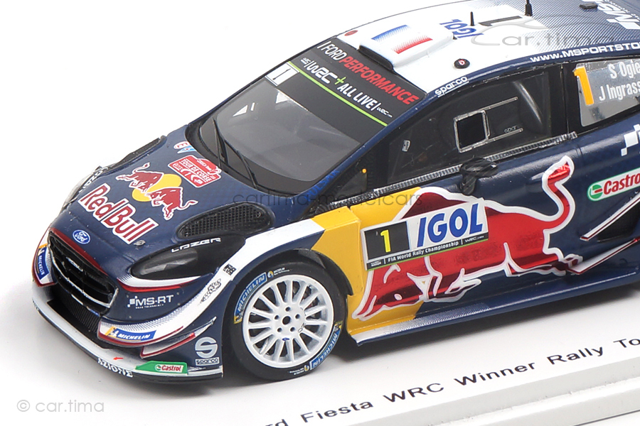 Ford Fiesta WRC Winner Tour de Corse 2018 Ogier/Ingrassia Spark 1:43 S5970