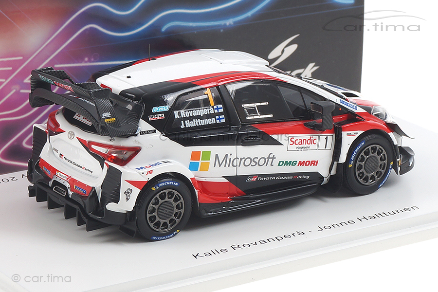 Toyota Yaris WRC Winner Arctic Lapland Rallye 2020 Rovanperä/Halttunen Spark 1:43 S6567