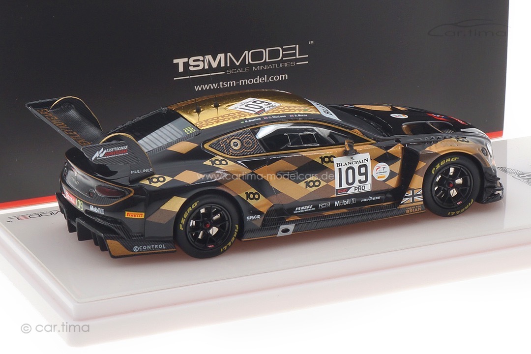 Bentley Continental GT3 24h Spa 2019 Baptista/MacLeod/Morris TSM 1:43 TSM430491