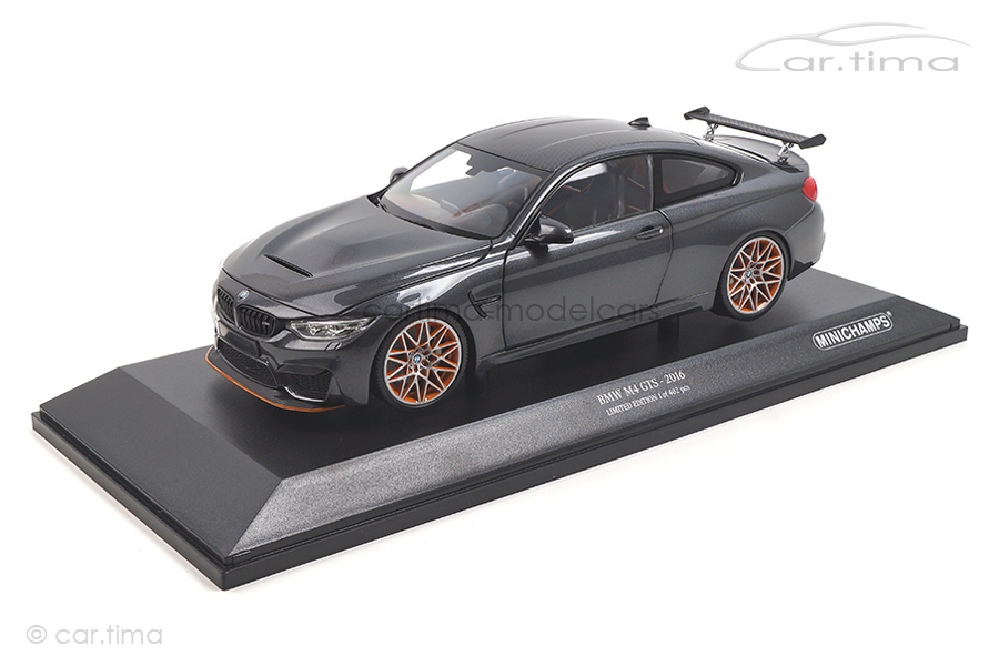 BMW M4 GTS grau met. Minichamps 1:18 110025222