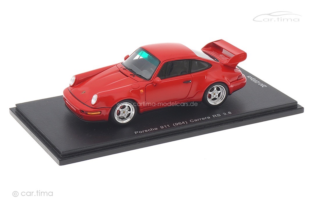 Porsche 911 (964) Carrera RS 3.8 Indischrot Spark 1:43 car.tima EXCLUSIVE CA04314007