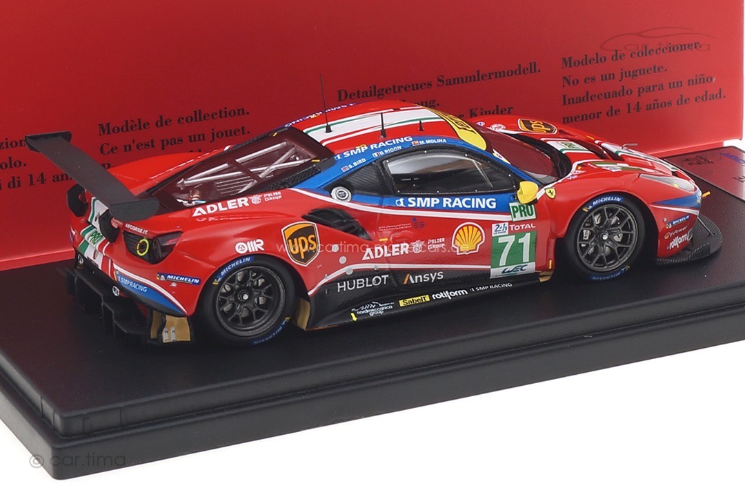 Ferrari 488 GTE Evo 24h Le Mans 2020 Bird/Molina/Rigon Looksmart 1:43 LSLM108